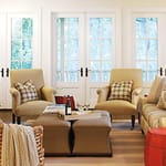 View Pinnacle Primed Swinging Patio Door